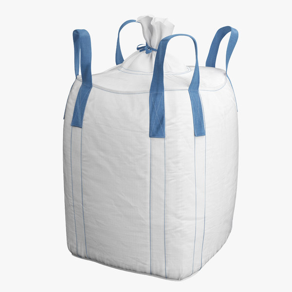 1 Cubic Meter Baffle Bag FIBC 1 Ton Top Cross 3000kg Type B Bulk Bags