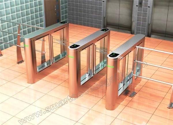 Buy Low Noise Automatic Stainless Speed Gate With DC Brushless Motor Speed Swing Barrier at wholesale prices