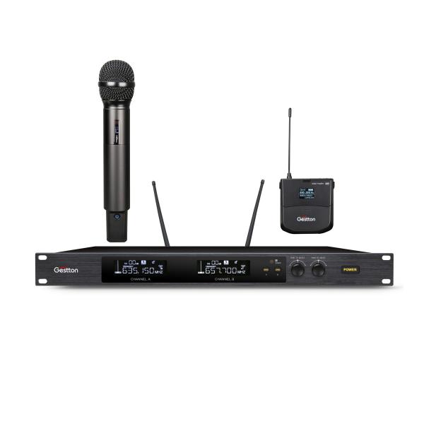 Buy 6dBuV Sensitivity UHF Wireless Microphone For Singing Speech Teaching at wholesale prices