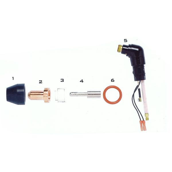 High Efficiency Plasma Cutting Torch PCH 20 Small Thermal Deformation