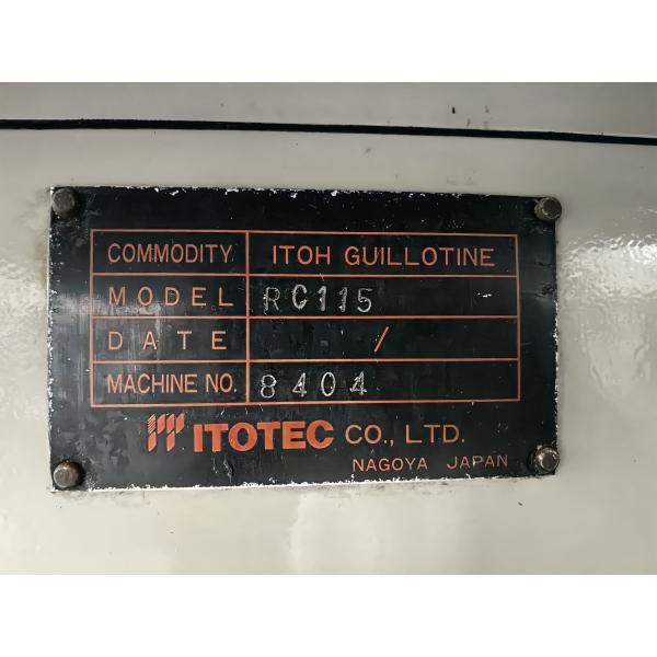 1150mm ITO Guillotine Paper Cutting Machine for Japan Professional Manufacturing Plant