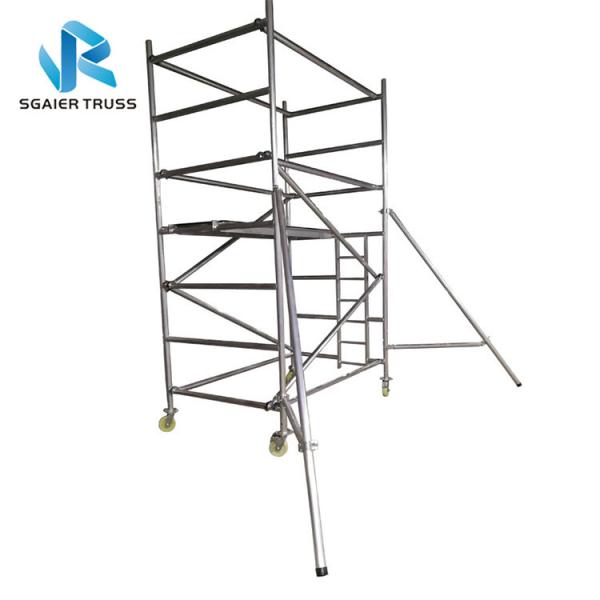 Buy Flexible Aluminium Mobile Scaffold Work Platform Ringlock With Complete Accessories at wholesale prices