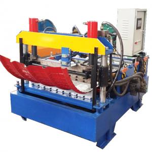 China Color Steel Roofing Sheets Hydraulic Arch Camber Curving Roll Forming Machine on sale