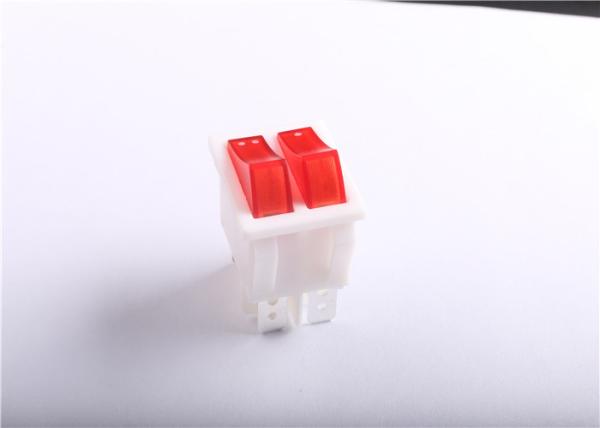 Buy Waterproof Push Button Rocker Switch , Double Pole Illuminated Rocker Switch at wholesale prices