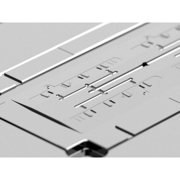 OEM / ODM ： Polypropylene Injection Molding & Transparent Router Light Guide Plate (1*4) No.23893-B