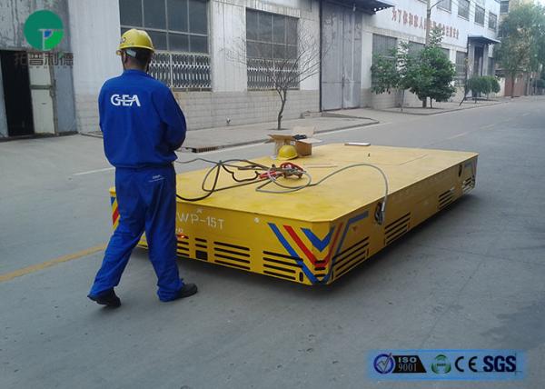 Buy Environmental Material Transport Platform Motorized Trackless Transfer Carriage With Limit Switch at wholesale prices