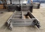 Construction Scaffolding Frame System Ladder Frame Scaffolding 42x1.8 Mm