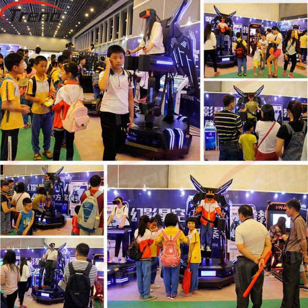 2.0kw Power Rating Amusement Park Equipment Standing Eagle Flying Game Machine Virtual Reality 9d Vr