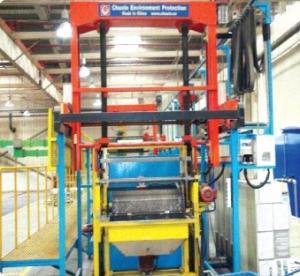Quality ISO9000 Phosphating Machine Barrel Hanging PLC Control for sale