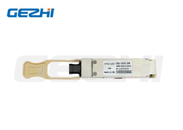 Buy MPO 100G 850nm SR Optical Transceiver Module DDM 100M QSFP28 Support OEM at wholesale prices