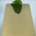 China stainless steel sheet sus304 gold color mirror finish decoration steel