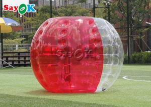 China Inflatable Ball Game Outdoor Game TPU PVC Body Zorb Transparent Bubble Football Balls on sale