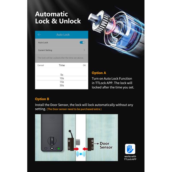 Sensor Smart Card Intelligent Lock Password Keyless Fingerprint