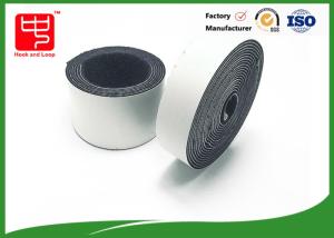 China Black Hook And Loop Tape 1.5 Inch Double Sided on sale