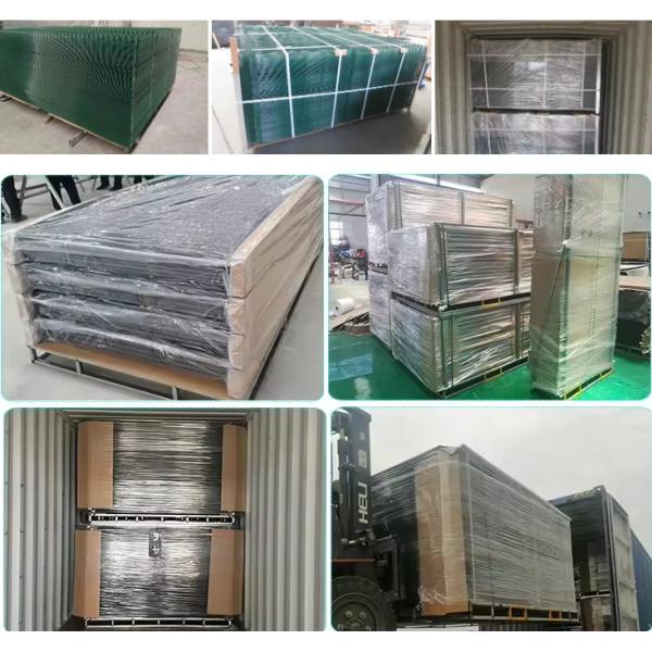 Power Coated Welded V Mesh Triangle Bend Security Fence
