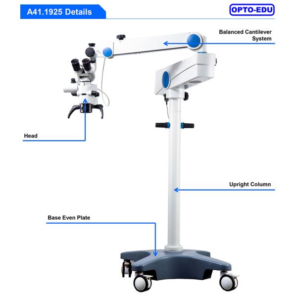 One Head Surgical Operating Microscope 0-200° Manual Zoom 2.5x~21x Dental ENT A41.1925