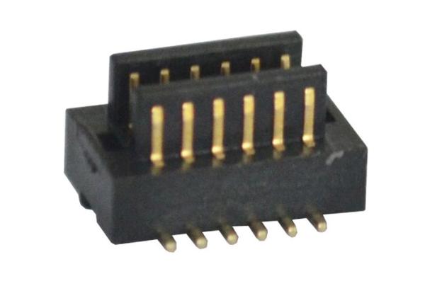 Buy Black H2.0 Mm Surface Mount 2*6 Pin Board To Board Connector 0.8Mm Pitch Male SMT Type at wholesale prices