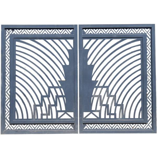 Buy Australia Style Courtyard Wall Gate With Sliding Open Design Customizable Size at wholesale prices