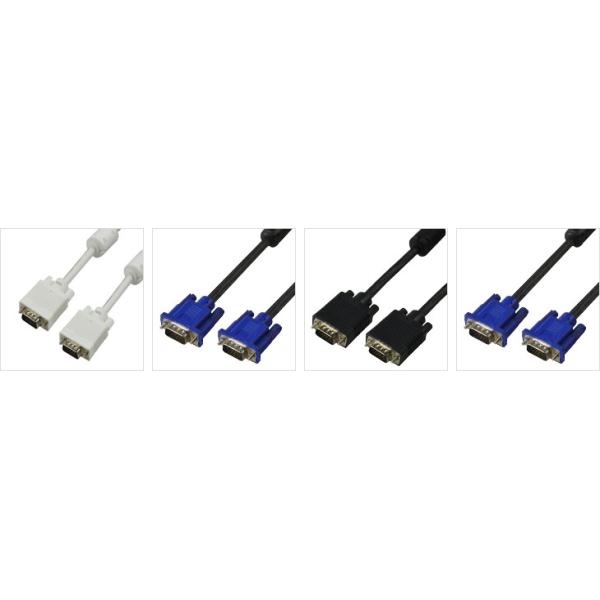 6.0mm Computer VGA Monitor Cables Hdmi To Vga Cable Braid Shielding