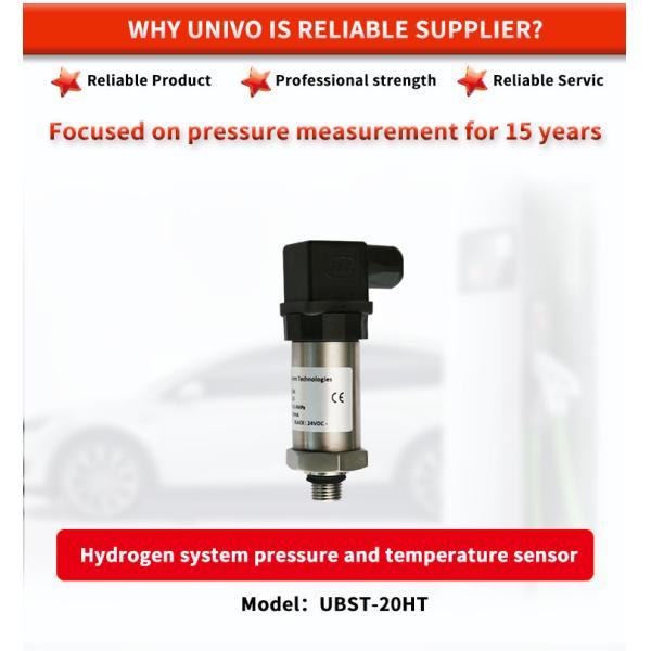 Hydrogen System Pressure Sensor UNIVO UBST-20HT Transmitter Series 4-20mA 1-5V 0.5-4.5VDC