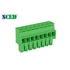 Quality Female Sockets Plug In Terminal Block / 8 AMP PCB Terminal Connector Block for sale