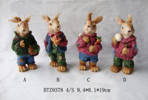 China Polyresin rabbit, resin animals on sale