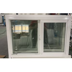 American Customized UPVC Sliding Window Single Glass With Engineered Vinyl