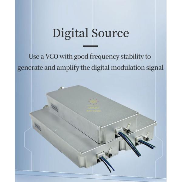 250-400MHz 100W GaN Module Anti Drone Anti Fpv Anti Dji Anti Autel Fpv Suppresor 700-1000MHz RF Module