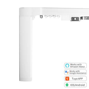 China WiFi Control Smart home curtain opener Automatic Curtain Track Work with Amazon Alexa Google Home on sale