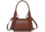 Multi Color Over The Shoulder Bags , 2 Layers Cellphone Soft Leather Handbags