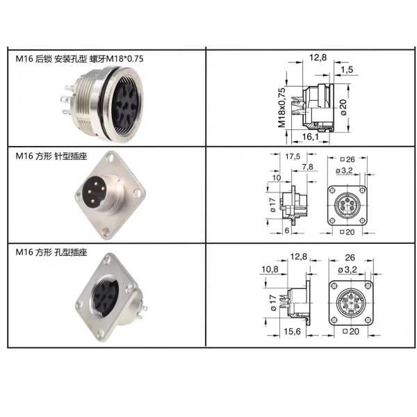 20A Ip67 Waterproof Electrical Cable Connector Outdoor