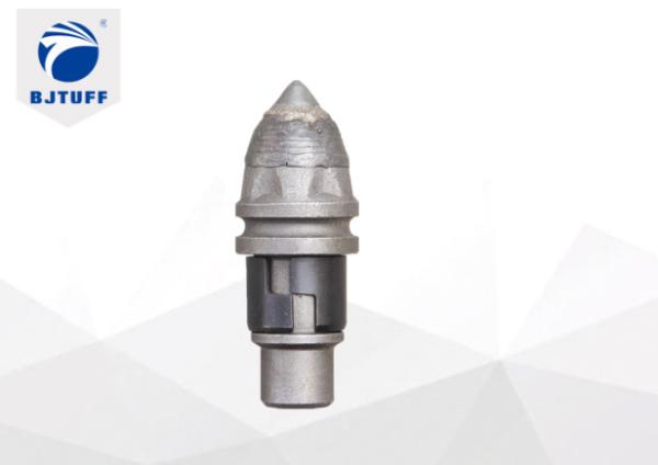 Buy Foundation Bullet Teeth 42CrMo Round Shank Chisel With Alloy Holder at wholesale prices