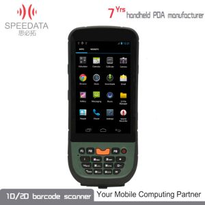 Green Rugged PDA Thermal Printer With Android Barcode Scanner