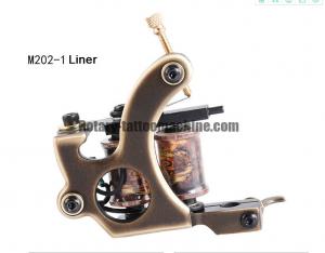 China Brass Custom Tattoo Machine Liner Shader , 8 Wraps High End Tattoo Gun For Liner Tattooing on sale