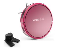 China 1800pa Robot Vacuum Cleaner For Carpet , Wifi Enabled Smart Cleaning Robot on sale