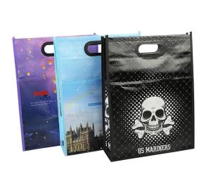 Quality custom promotional non woven garment bag d cut non woven bags fabric handbags for sale