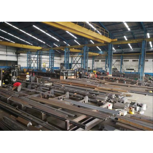 Model JNC1412 CNC Angle Metal Punching Marking And Shearing Machine 1800KN Cutting Force