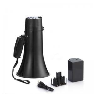 China 40W Black Loud Hailer Bullhorn Megaphone Speaker for Troop Sporting Rescue Support APP NO on sale