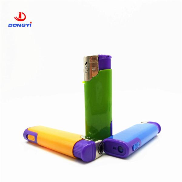 Customized Request Electronic Disposable Windproof Lighter with LED From Customization