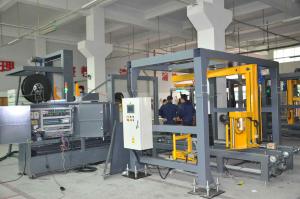 China Commercial PLC Control Horizontal Strapping Machine Auto Detect For Strap Failure on sale