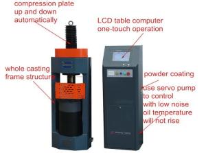 China Automatic PC Compression Testing Machine with Servo Control on sale