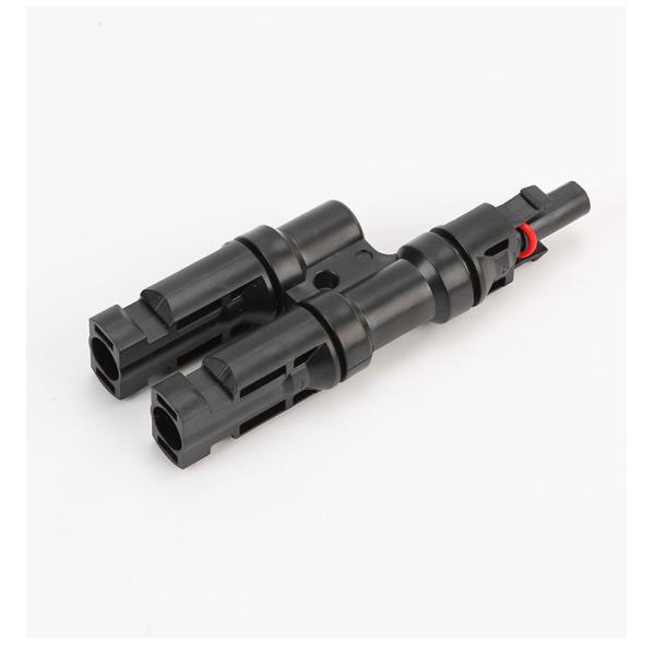 PA66 Y Waterproof Cable Connector For Parallel Connection Between Solar Panels