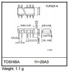 Programmable Controllers Dc-Output Module Solid State Relay TLP523-2