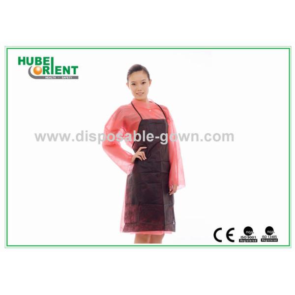 40g/m2 Nonwoven Disposable Sleeveless Apron for Food Processing