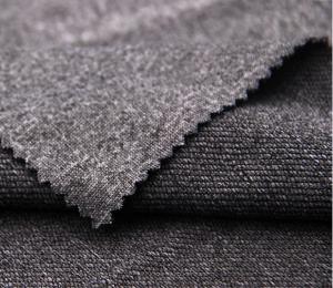 China Grey Color Circular Knit Fabric , Waterproof Cationic Weft Knitted Fabric on sale