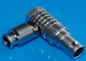 China 5 Pin 90 Degree Push Pull Circular Connectors Lemo FHG Right Angle Plug FHG.0B.305 on sale