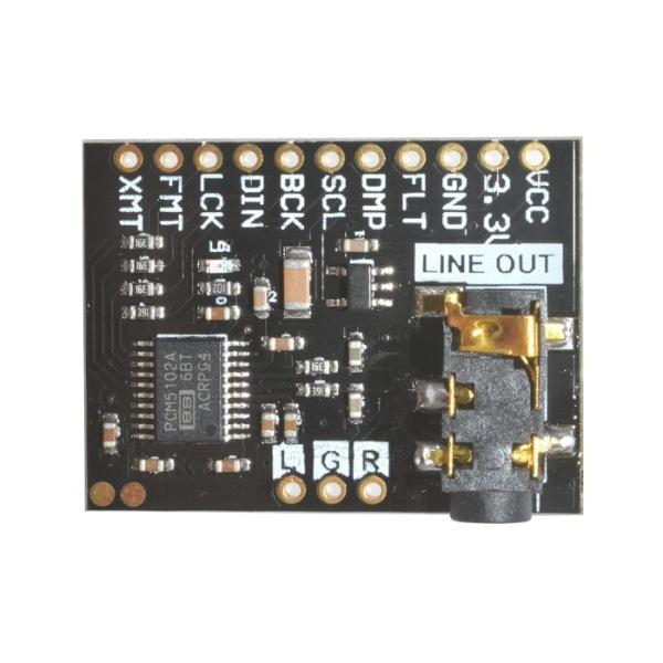 Buy Raspberry Pi PHAT Sound Card I2S IIC Interface Module PCM5102 Audio Board With Stereo Jack Beyond ES9023 PCM1794A DAC at wholesale prices