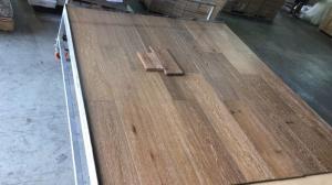 China brushed White Oak engineered wood flooring, 0 tax to American clients from Cambodian factory on sale