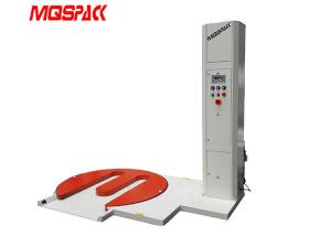 China 40 Pallets/H Semi Automatic Pallet Wrapper With PLC Controller on sale