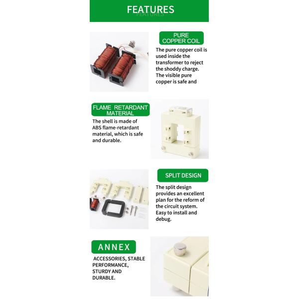 Acrel AKH-0.66/K K-120*60 Square Type Split Core Current Transformer 2000A Used For Busbar/cable